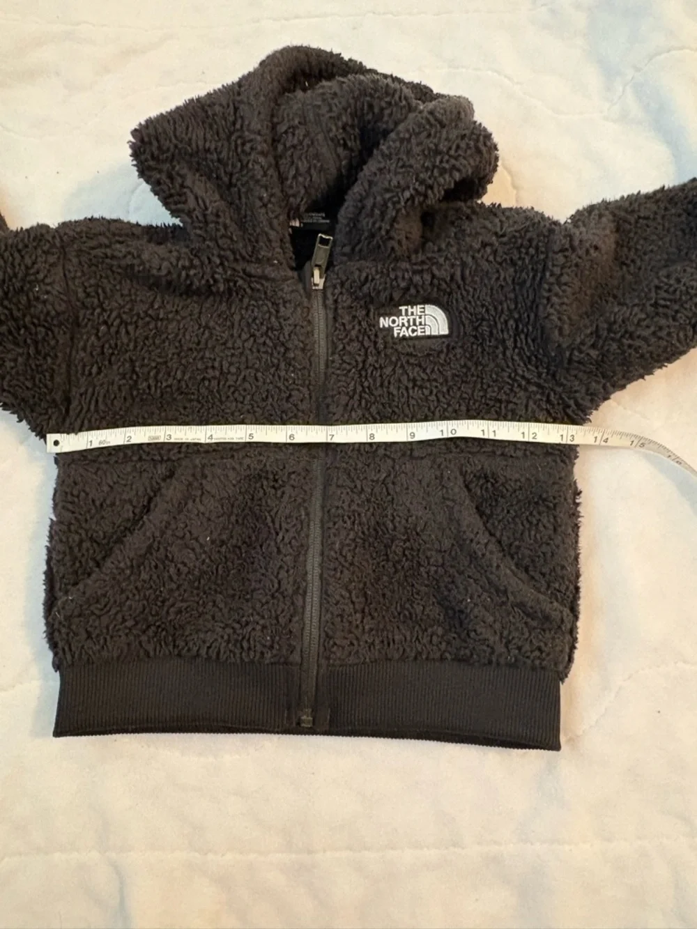 The North Face Black Sherpa Hoodie - Cozy Zip-Up kids 3T